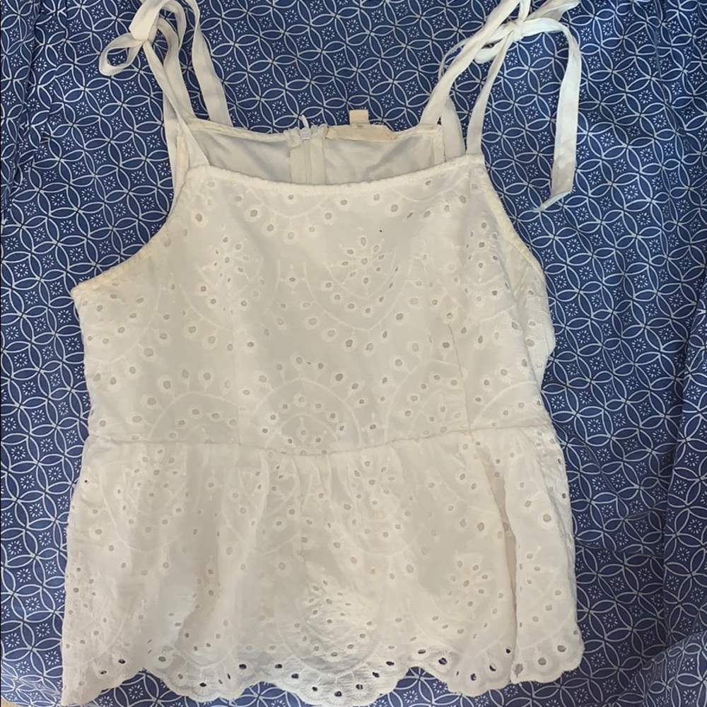 Lace tank top